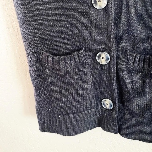 Vince Button Up Black Knit Cashmere/Wool/Alpaca‎ Sweater - Picture 7 of 8